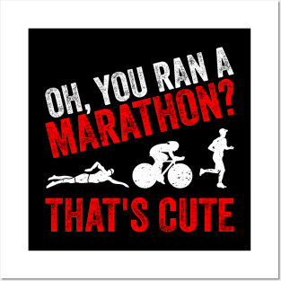 Funny Triathlon Triathlet Triathlete Gift Posters and Art